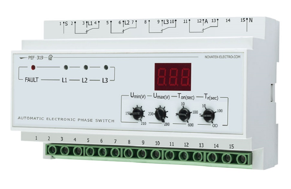 Novatek Electro PEF-319 Automatic Phase Selector