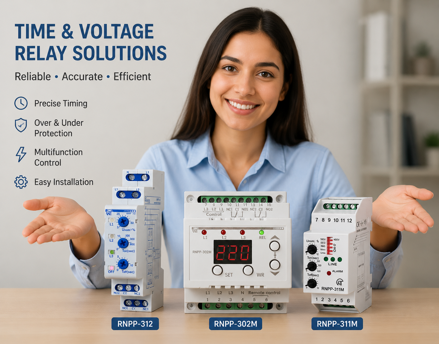 Three Phase Voltage Monitoring Relays for Solar & Building Infrastructure Protection