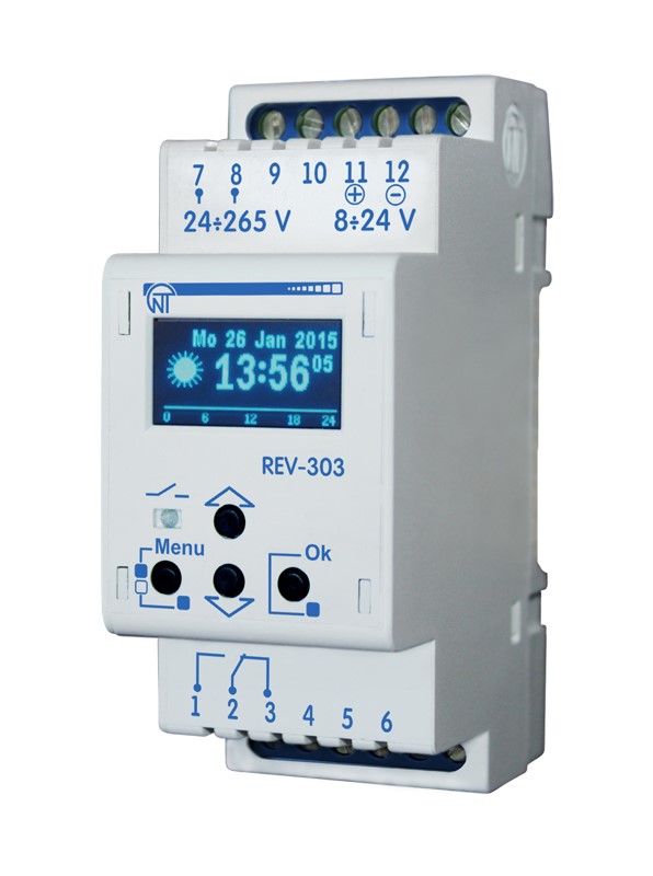 Astronomical Timers REV-303, REV-302: Smart Street Lighting Solutions