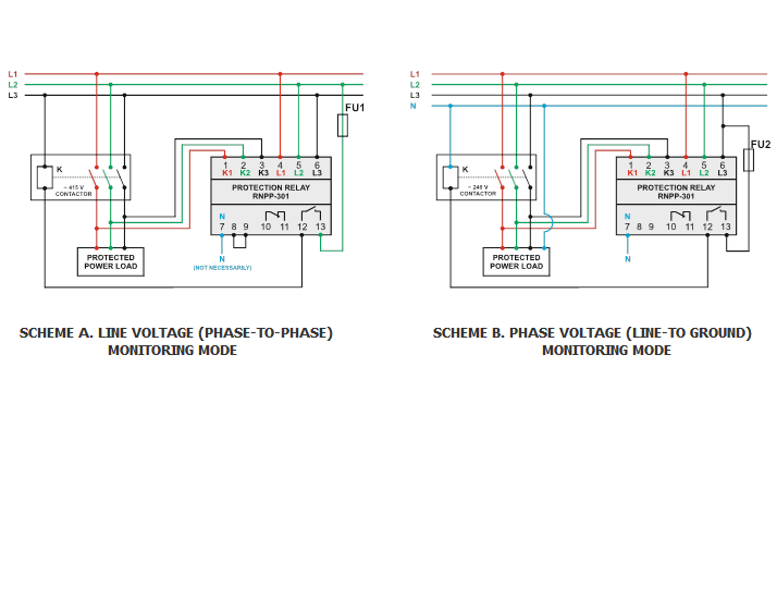 RNPP-301 Three Phase Voltage Monitoring Relay