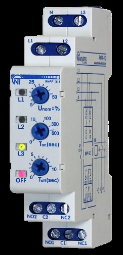 RNPP-312 Three Phase Voltage Monitoring Relay with Neutral Protection