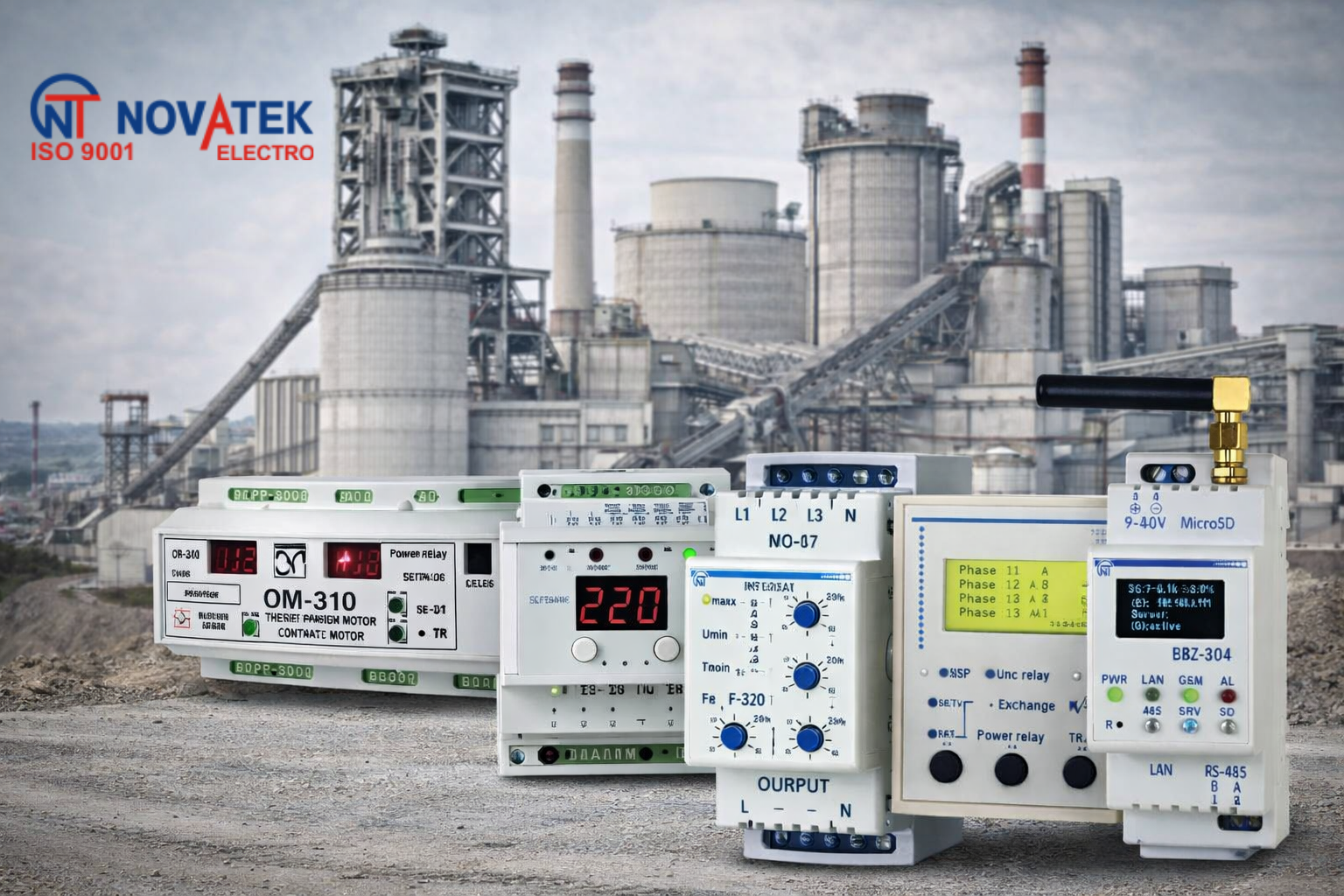 Overload Relays & Power Controllers for Cement Industry Load Management