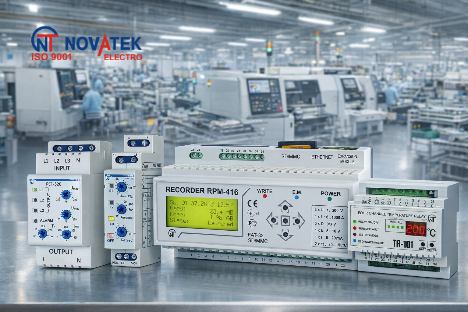 Single Phase Voltage Relays RN-111M & RN-113 for Commercial & Retail Protection