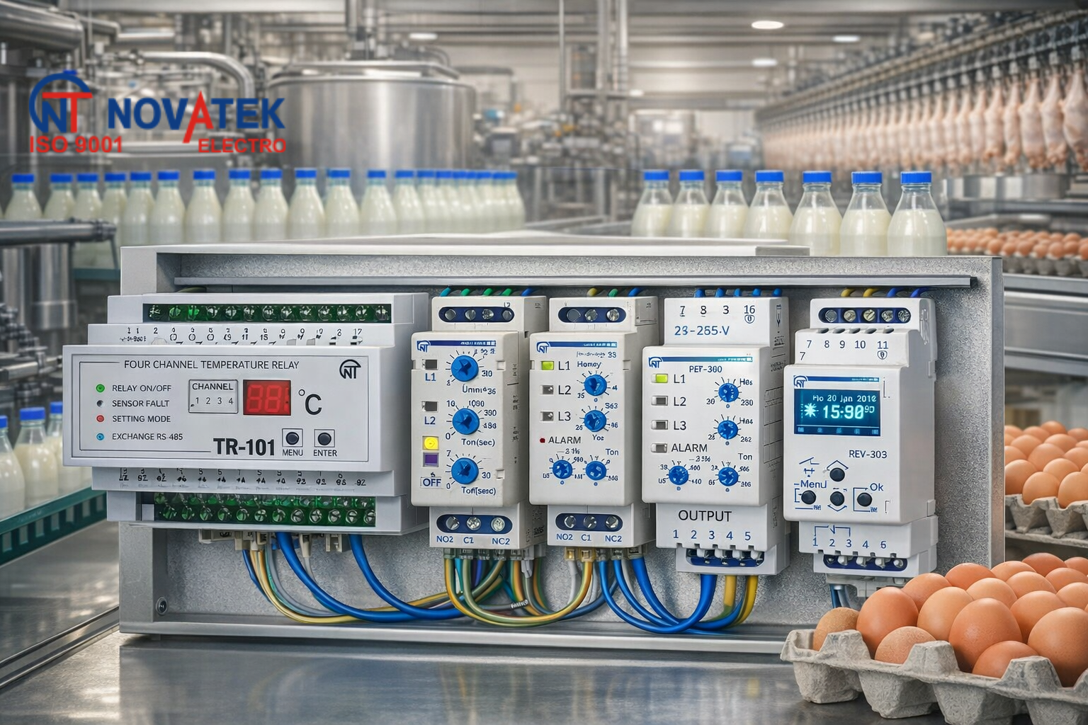 Overload Relays & Power Controllers for Food Processing & Cold Chain