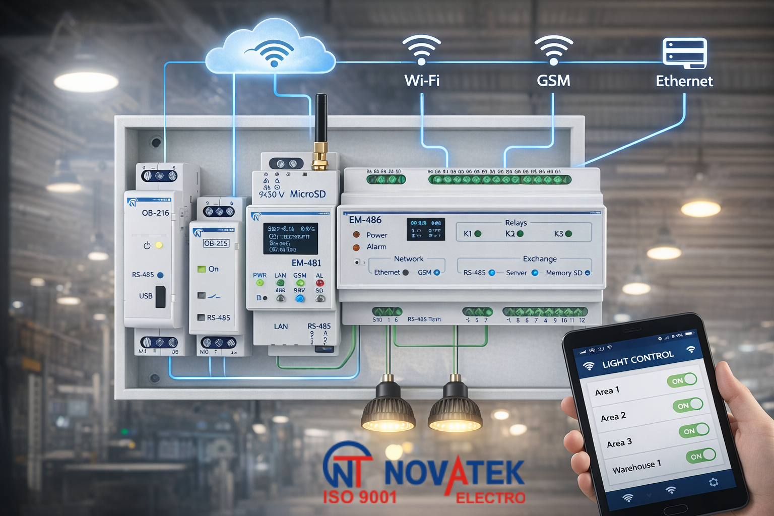 OB-215 Digital I/O Module: Remote Sensor Interfacing for Data Centers