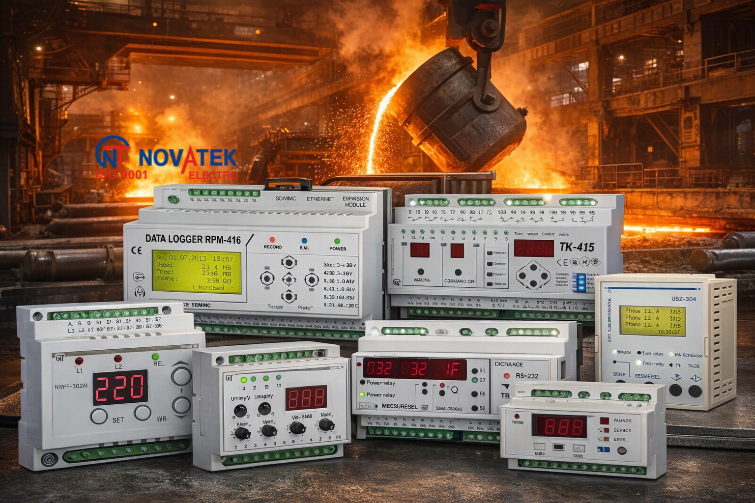 Multifunction Time Delay Relays for Steel & Metals Factory Automation