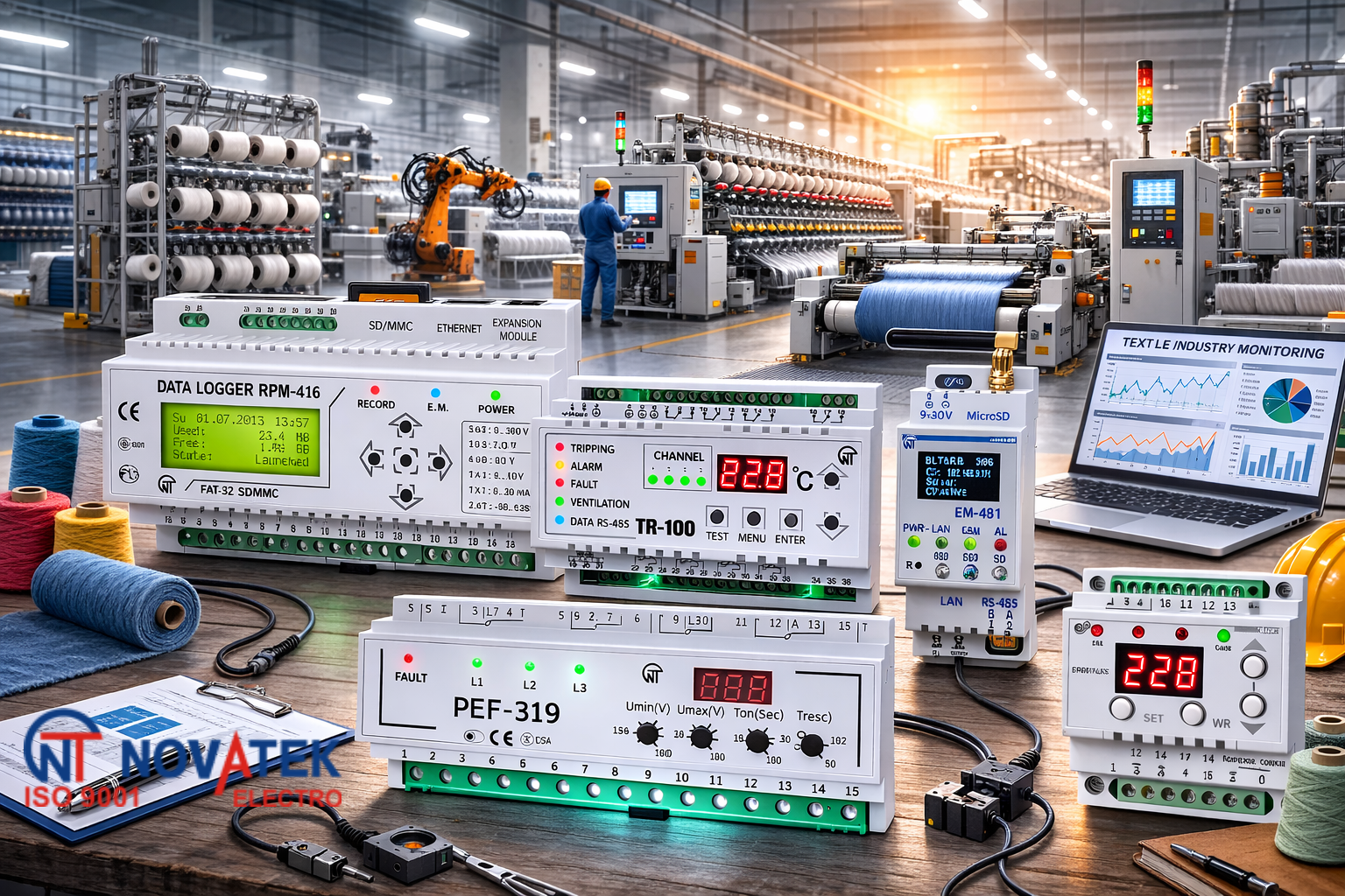 Single Phase Voltage Relays for Textile Commercial Loads — RN-111M & RN-113